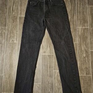 VTG 90s Levi's 505 Orange Tab Jeans Men's 30x32 Black Grunge Made In USA 1994